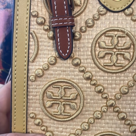 ULTRA RARE - Tory Burch -straw embroidery đź§µ edition Mini bag - Picture 5 of 7